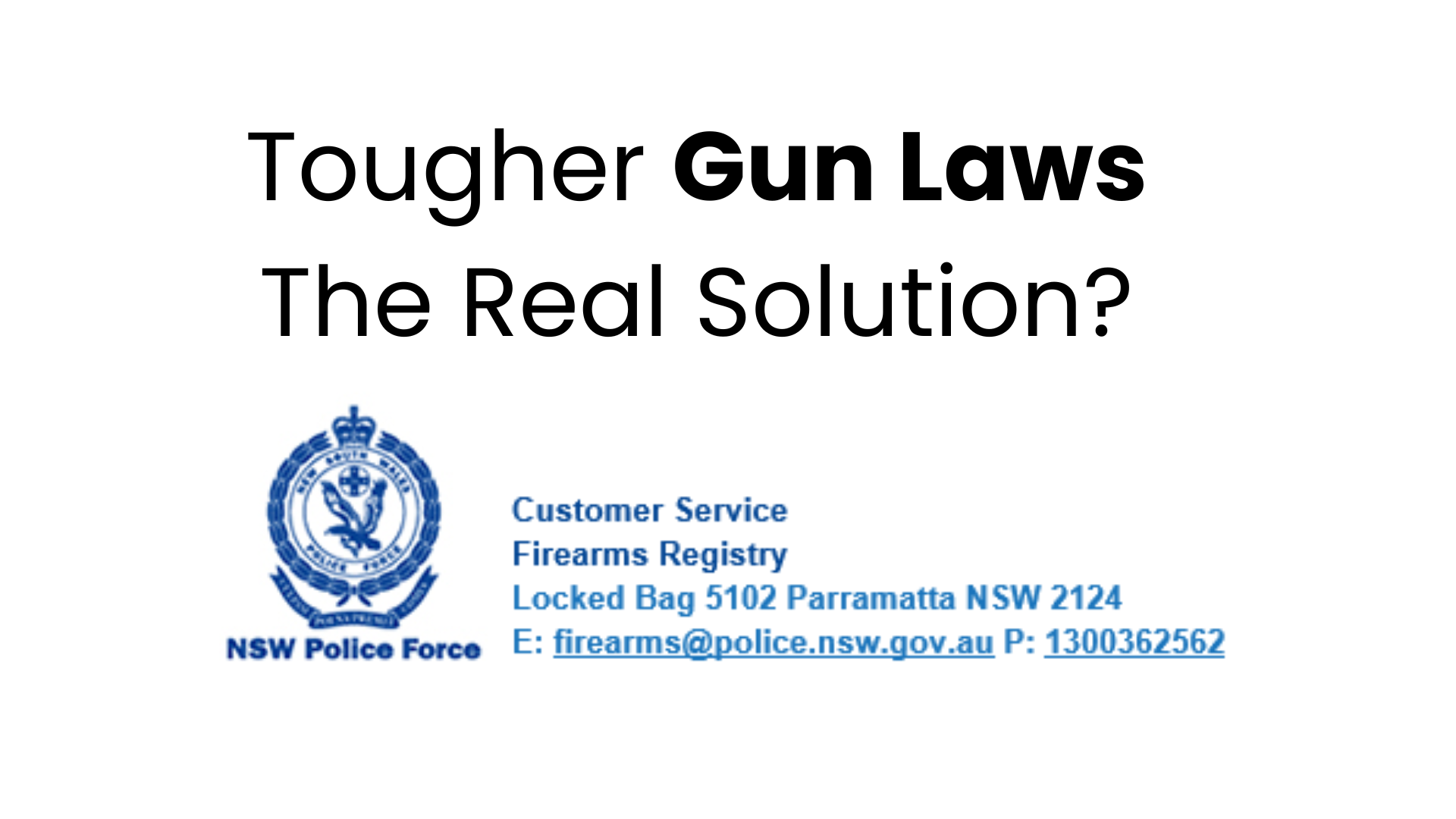 After Bondi, leaders back tougher gun laws - but does the same logic apply on NSW roads...