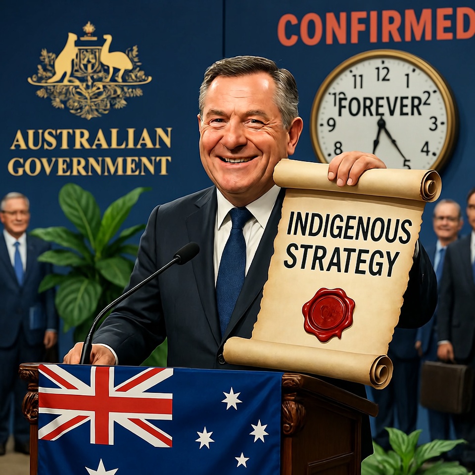 Government Unveils Indigenous Strategy, Confirms It Will Live Forever And Therefore Never Finish