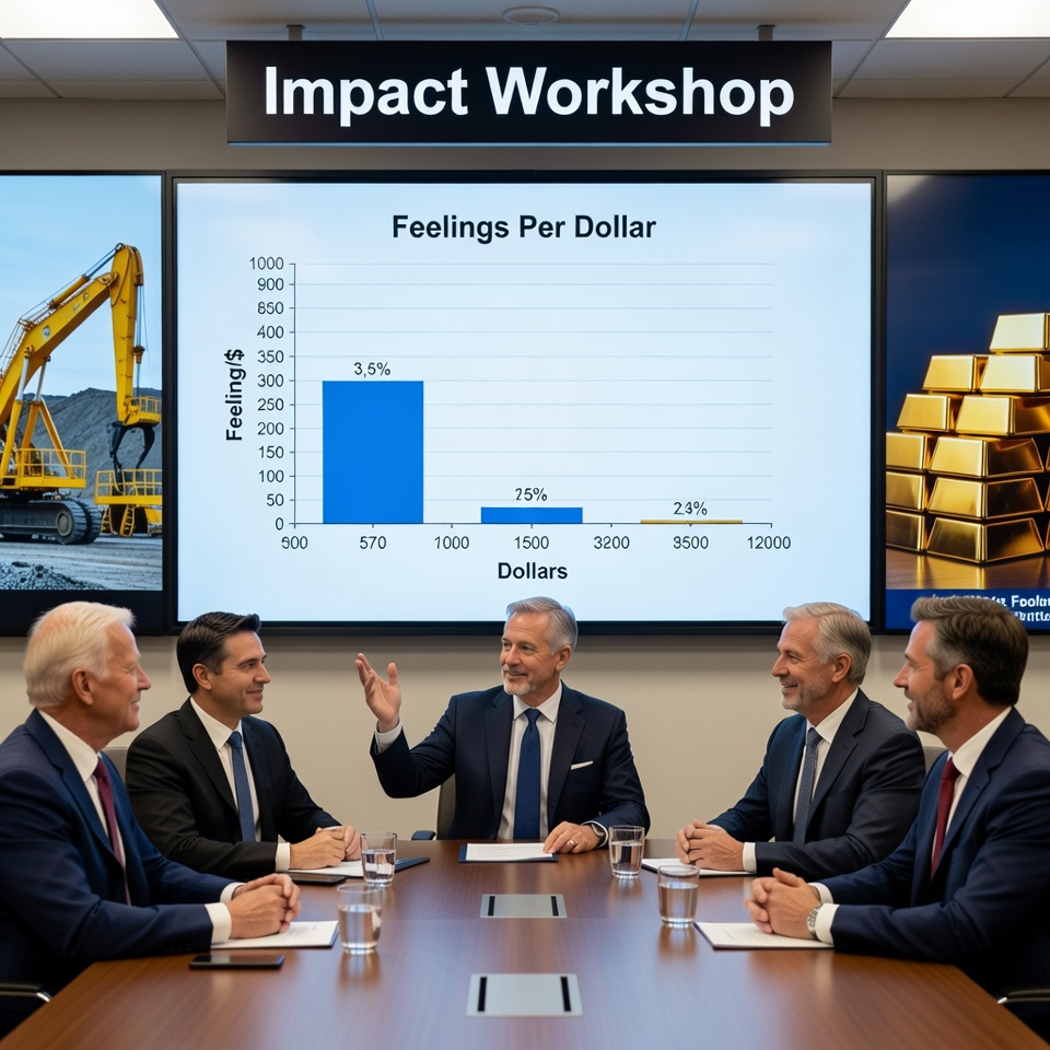 Mining Giant Hosts “Impact Workshop”, Announces New Metric: Feelings Per Dollar