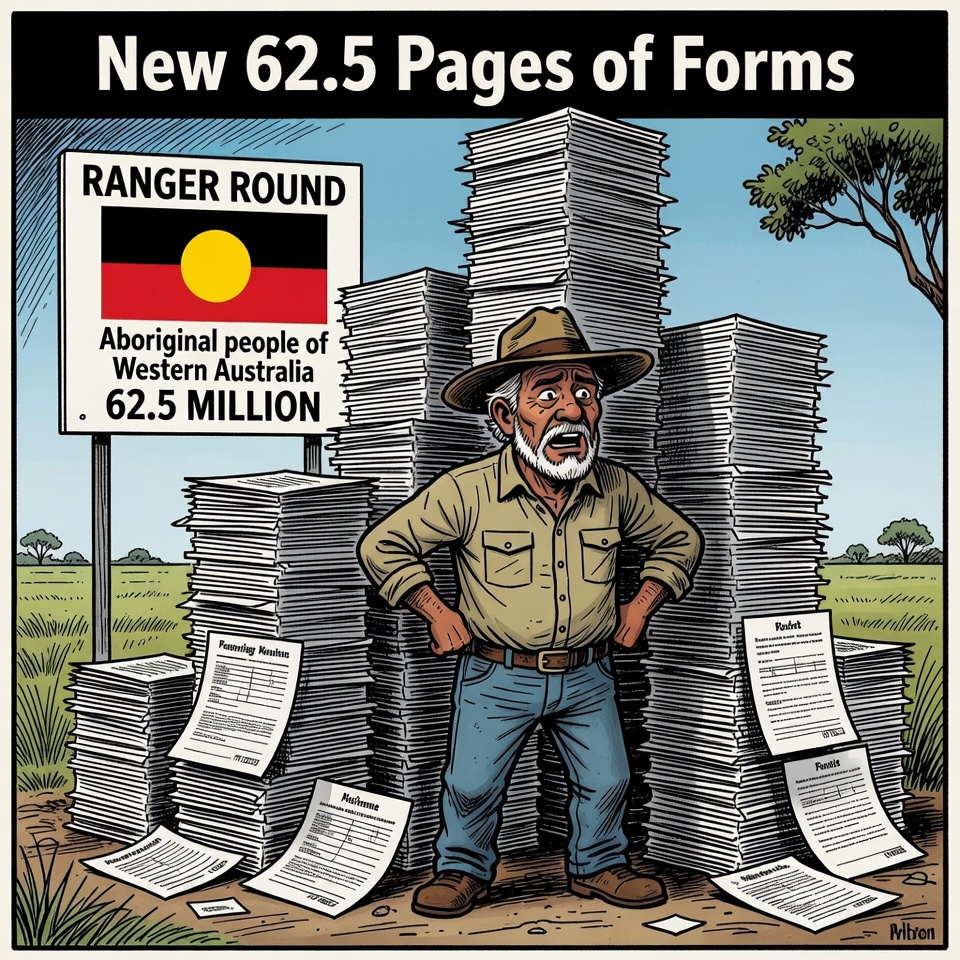 WA Opens $62.5m Ranger Round, Immediately Adds 62.5 Pages Of Forms To “Support Country”