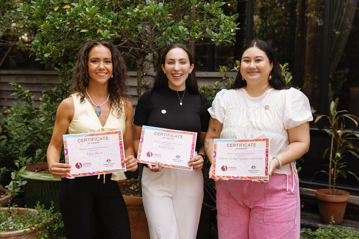 Three Recipients Announced for First Nations Cancer Scholarship as Sector Acknowledges That Less Than One Per Cent of Health Professionals Are Indigenous, Announces No Specific Plan to Change That